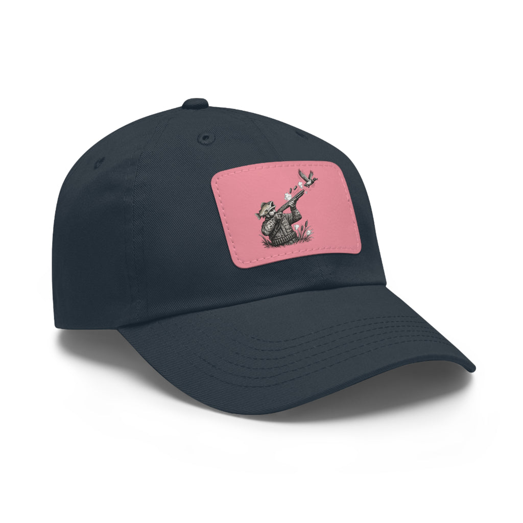 Dad Hat — Vintage Hunter Leather Patch Cap