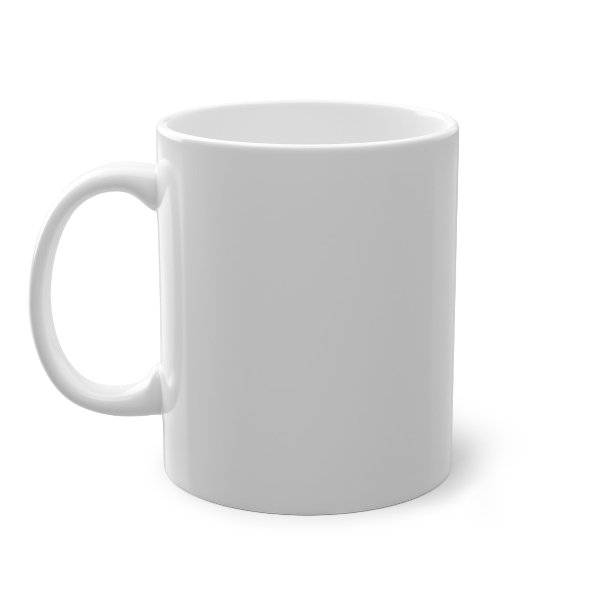 Fisherman's Badge Coffee Mug — Vintage Bass Fishing 11oz Ceramic