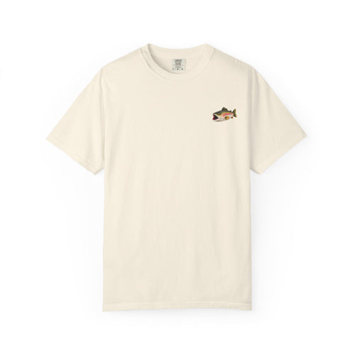 Bass Fish Pocket Tee — Small Embroidered Fishing Graphic T-Shirt