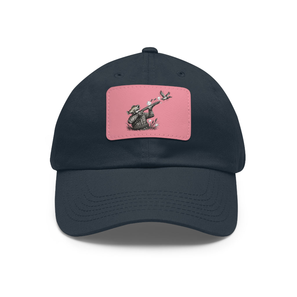 Dad Hat — Vintage Hunter Leather Patch Cap