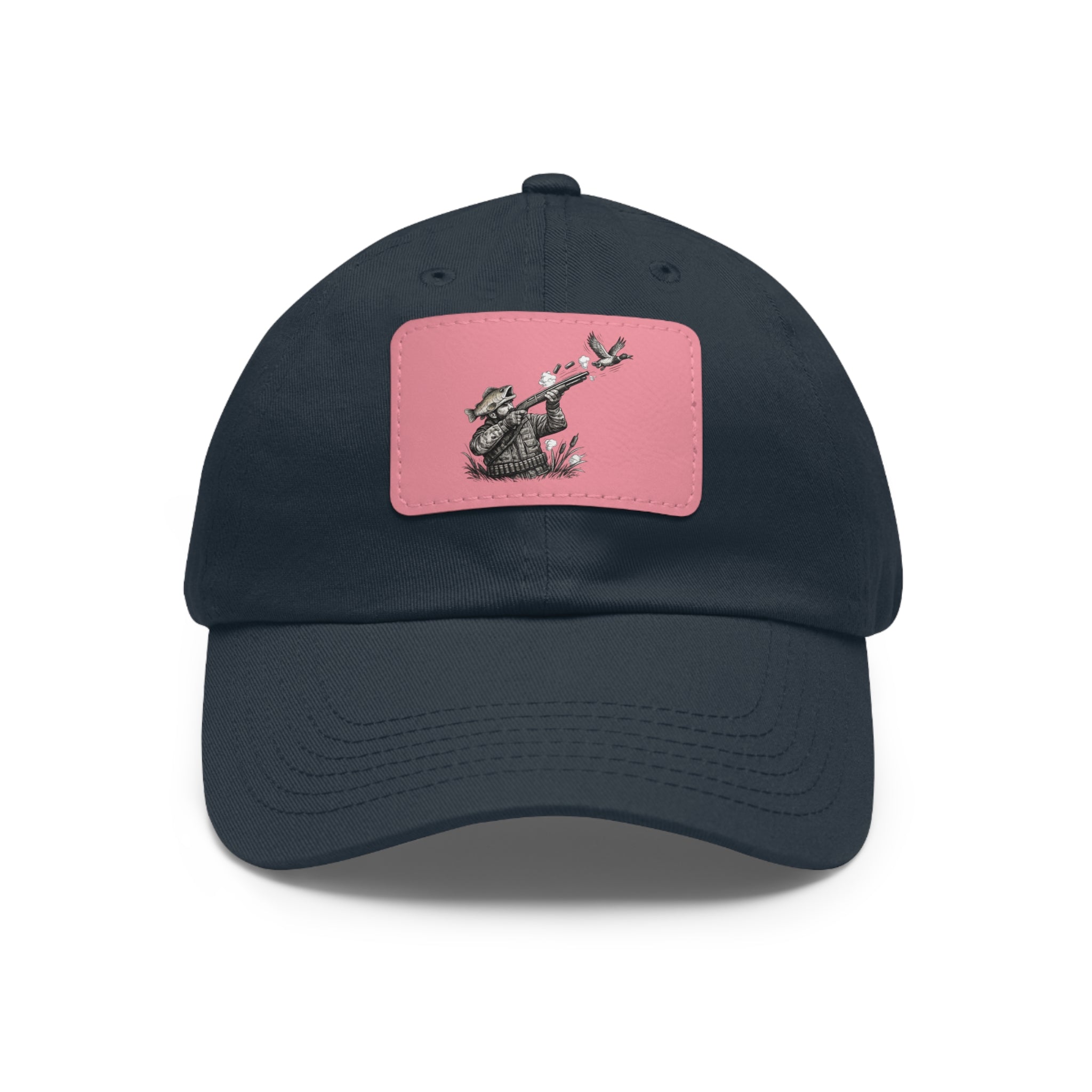 Dad Hat — Vintage Hunter Leather Patch Cap