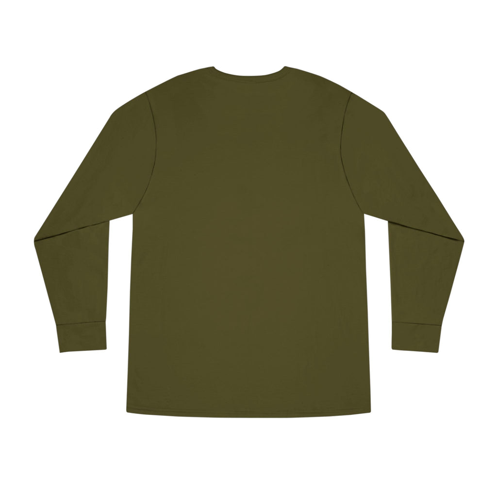 Fishing Crewneck Long Sleeve Tee — Minimal Angler Graphic